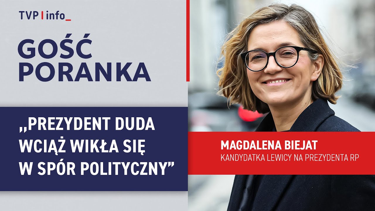 Magdalena Biejat: Prezydent Duda wciąż wikła się w spór polityczny | GOŚĆ PORANKA
