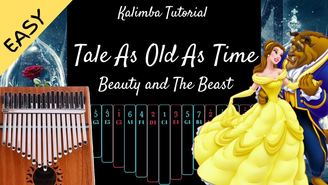 【Disney Kalimba】 Tale As Old As Time from 