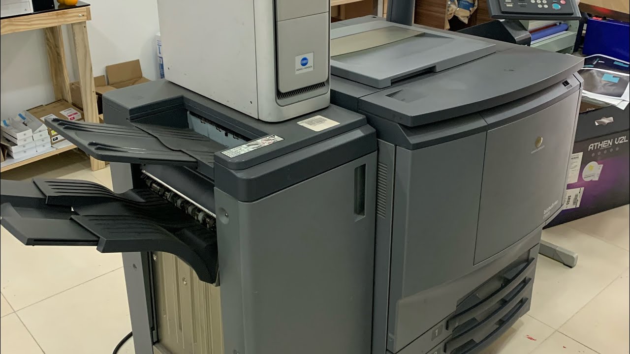 Como trocar o revelador da Konica PRO C6500 - C5500 - C6000 - C7000 - C71hc