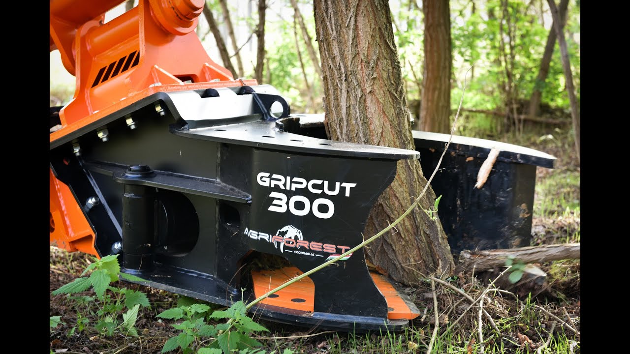 Tree Shear - Cesoia forestale GRIPCUT 300 + bascula BC 300 AGRIFOREST