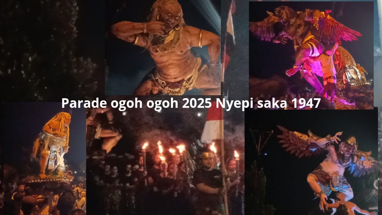 Menyala!!!💥part 1 parade ogoh2 Ogoh desa adat bonbiyu kecamatan blahbatuh th 2025 nyepi saka 1947