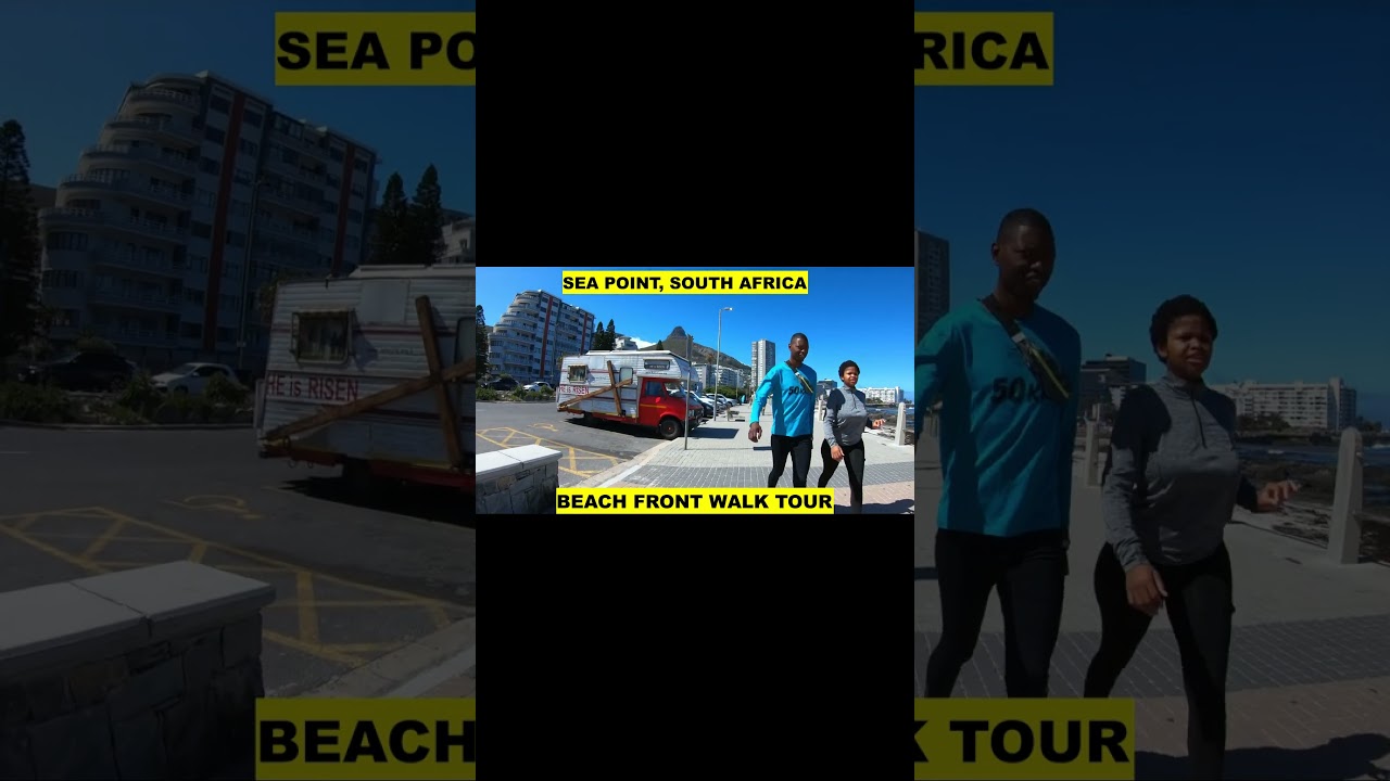 SEA POINT 4K WALK TOUR IN ONE OF CAPE TOWN'S RICHEST NEIGHBORHOOD #4kwalktour #youtubeshorts  #beach