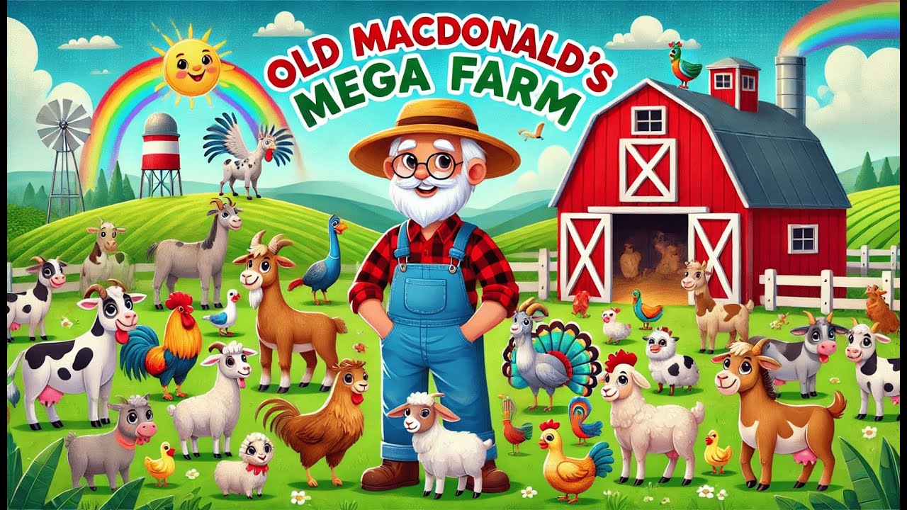 Old MacDonald&rsquo;s Mega Farm &ndash; Fun Kids&rsquo; Animal Sounds Sing-Along!