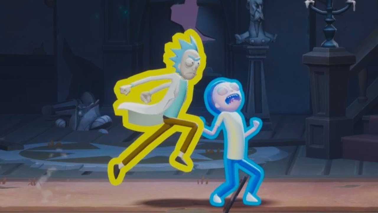 MultiVersus - Rick and Morty Funniest Unique Interactions HD