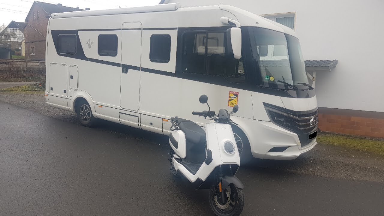 Der beste E Roller fürs Wohnmobil: Niu NQi Cargo, Krain Elektroroller
