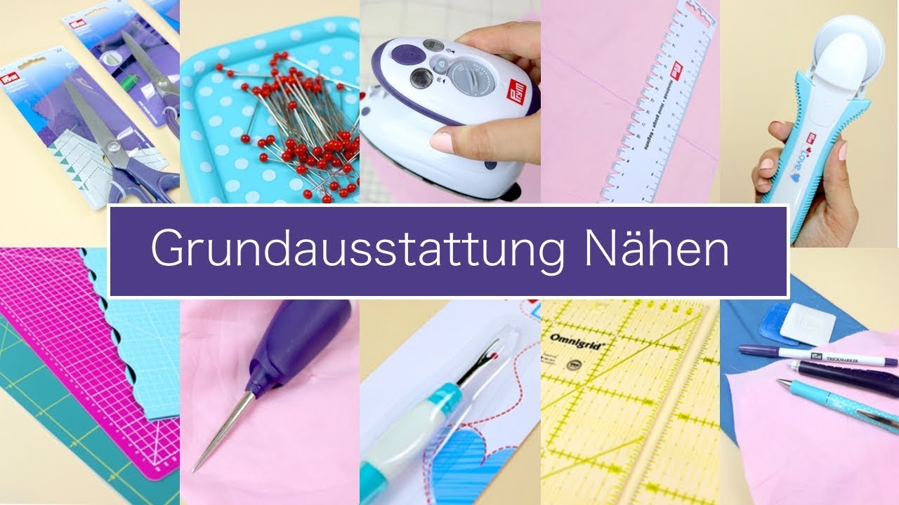 10 Dinge für die Grundausstattung Nähen | Nastjas Nähtipps Folge #3 & VERLOSUNG!!!