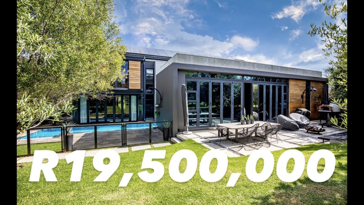 Inside a R19,500,000 CONTEMPORARY ENTERTAINERS HOME in Steyn City   Luxury Home Tour