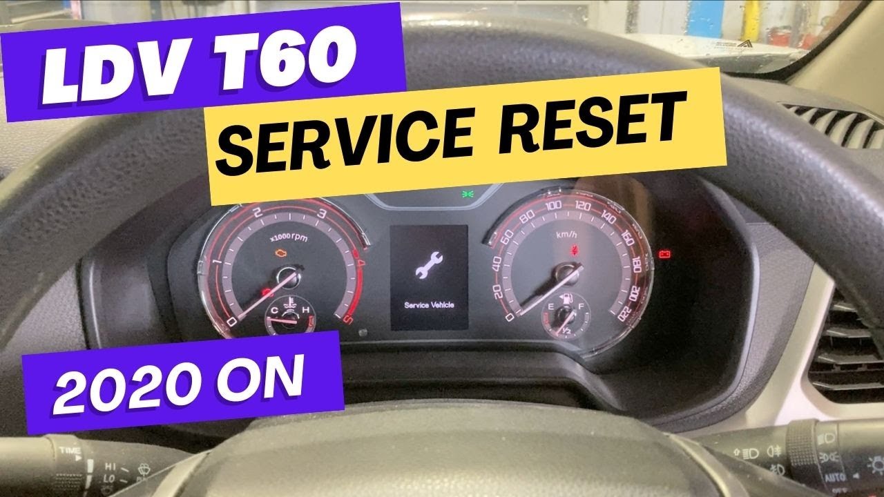 Сброс сервиса LDV t60
