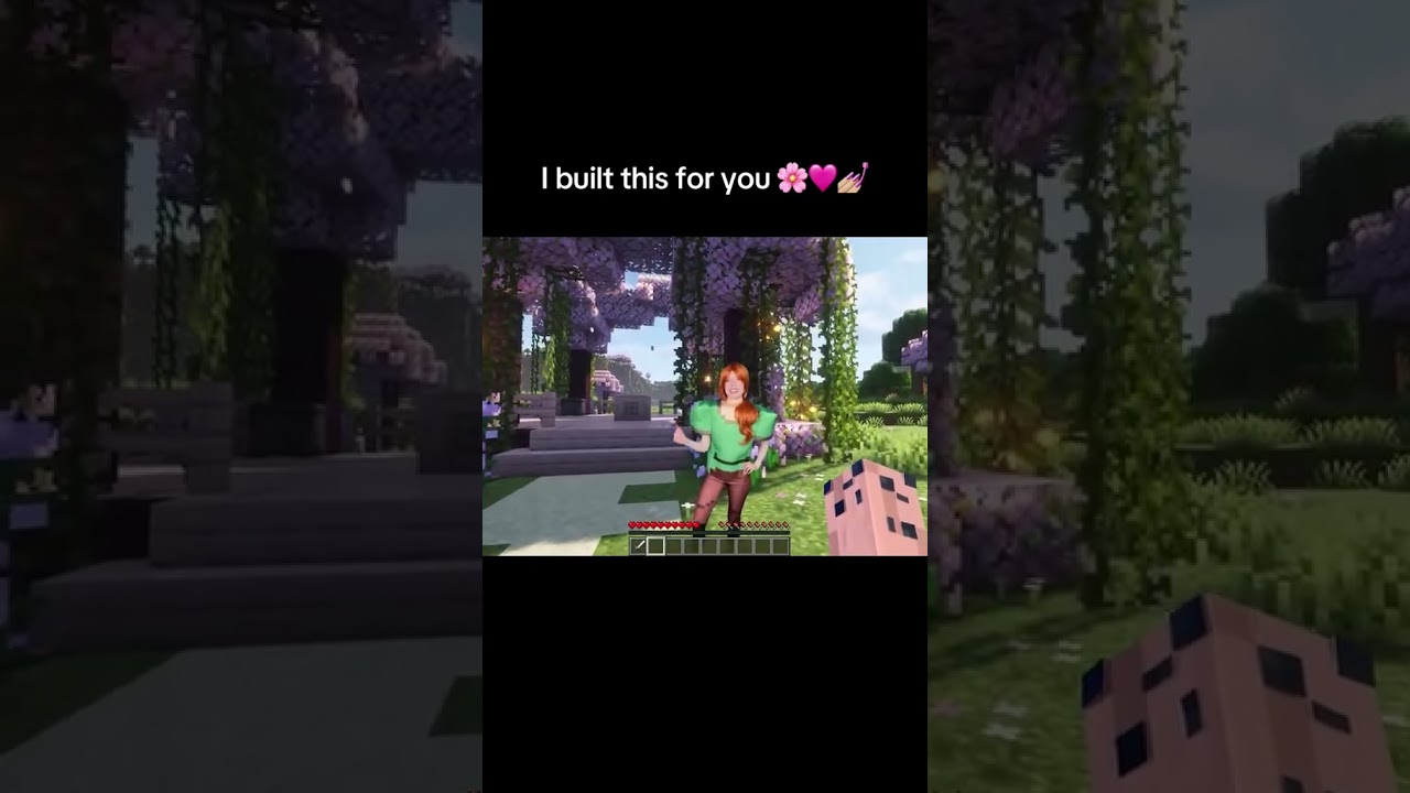 I built this for you in Minecraft! 😚  #asmr #minecraft #pov