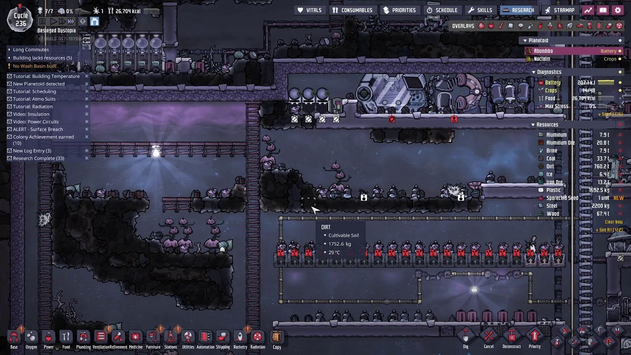 Oxygen Not Included(缺氧) (ep3.5) | english learning time | Time lonely | 獨自一人的時光