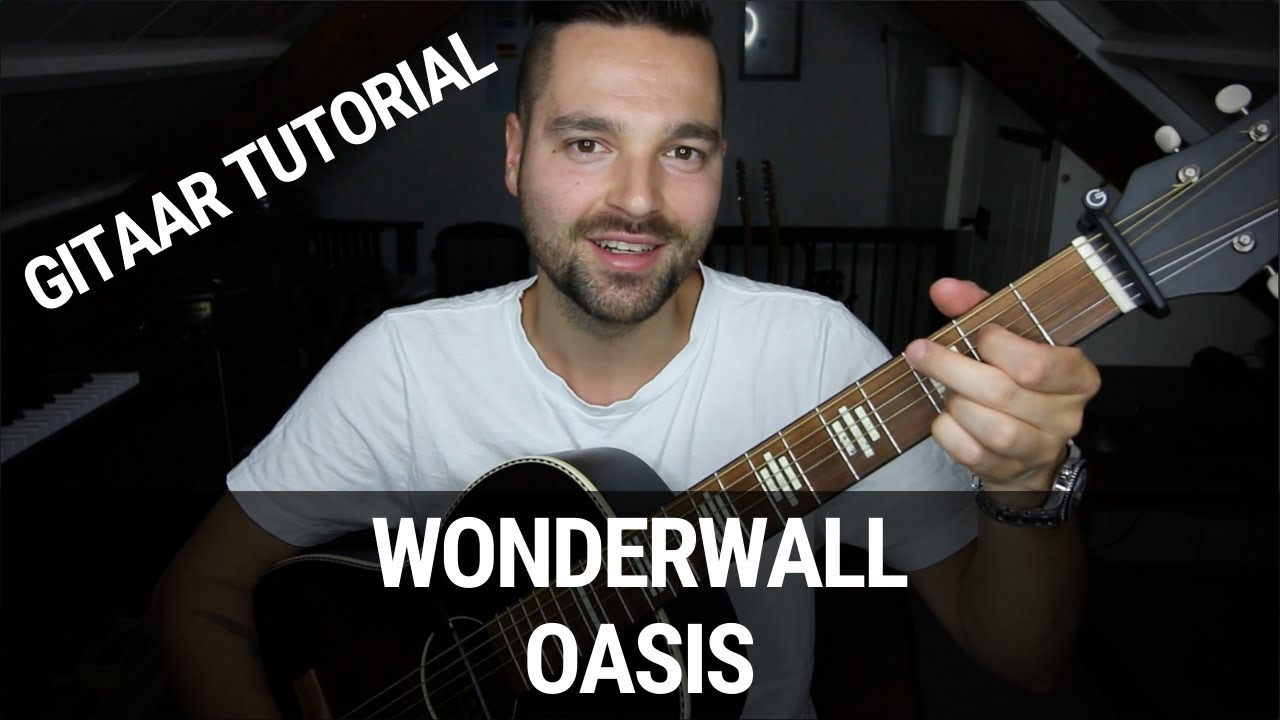 Makkelijk gitaarliedje voor beginners: Wonderwall van Oasis