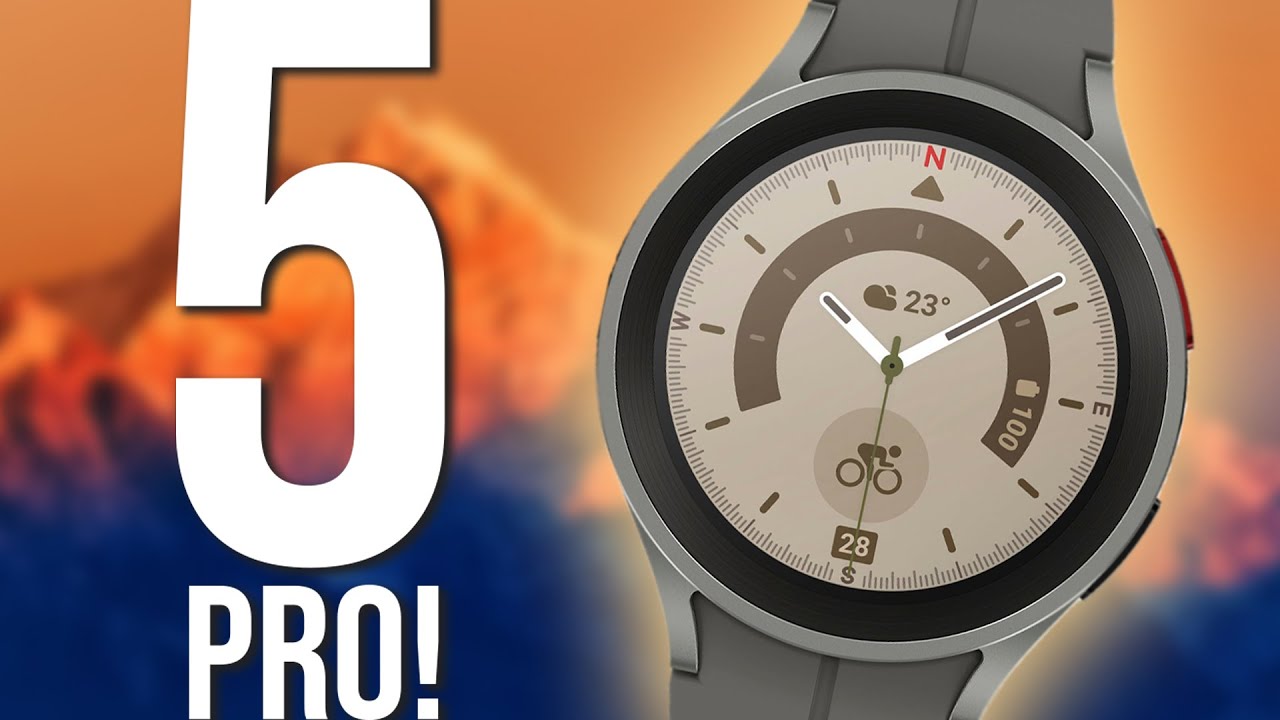 Chytré hodinky Samsung Galaxy Watch 5 Pro: Titan, safír - a klidně i LTE!  (RECENZE # 1612)