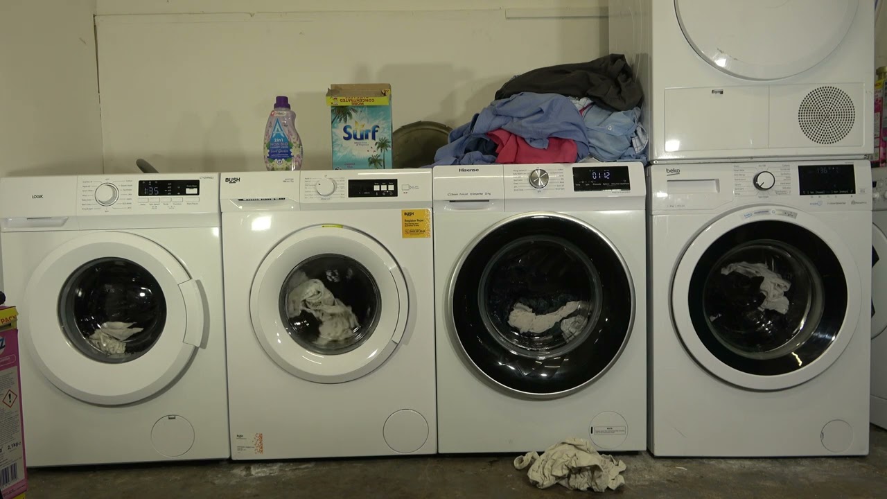 Wash race - logik vs. bush vs. Hisense vs. beko / Jeans and darks program. 