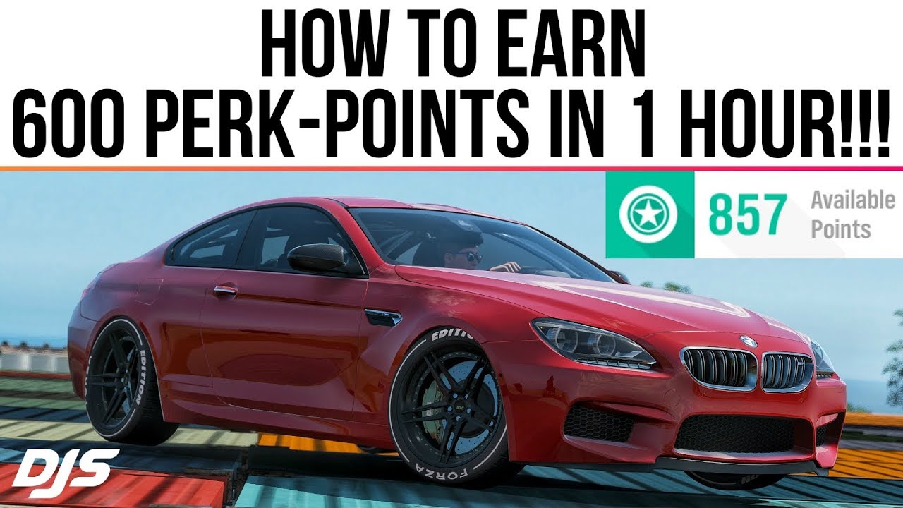 Forza Horizon 4 - How to earn 600 Perk-Points EVERY HOUR!!!! Fastest method in the game!!