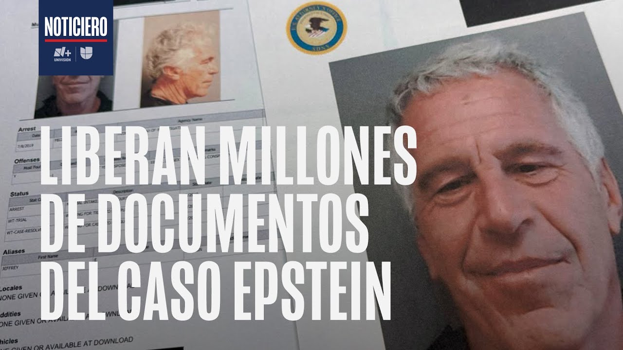 Caso Epstein: liberan 3 millones de documentos y miles de fotos y videos