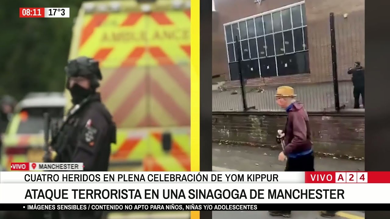 EE.UU.: ATAQUE TERRORISTA EN UNA SINAGOGA EN MANCHESTER