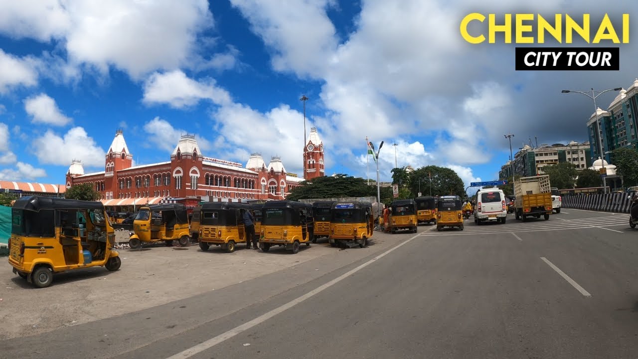 Chennai 4K | Poonamallee High Road | EVR Periyar Salai | Chennai Metro | City Tour