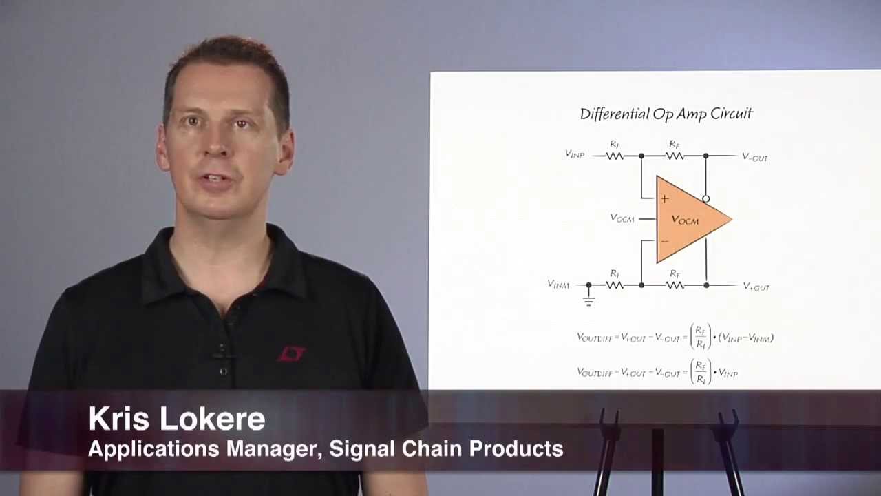 Single-Ended to Differential Conversion Using Differential Op Amps