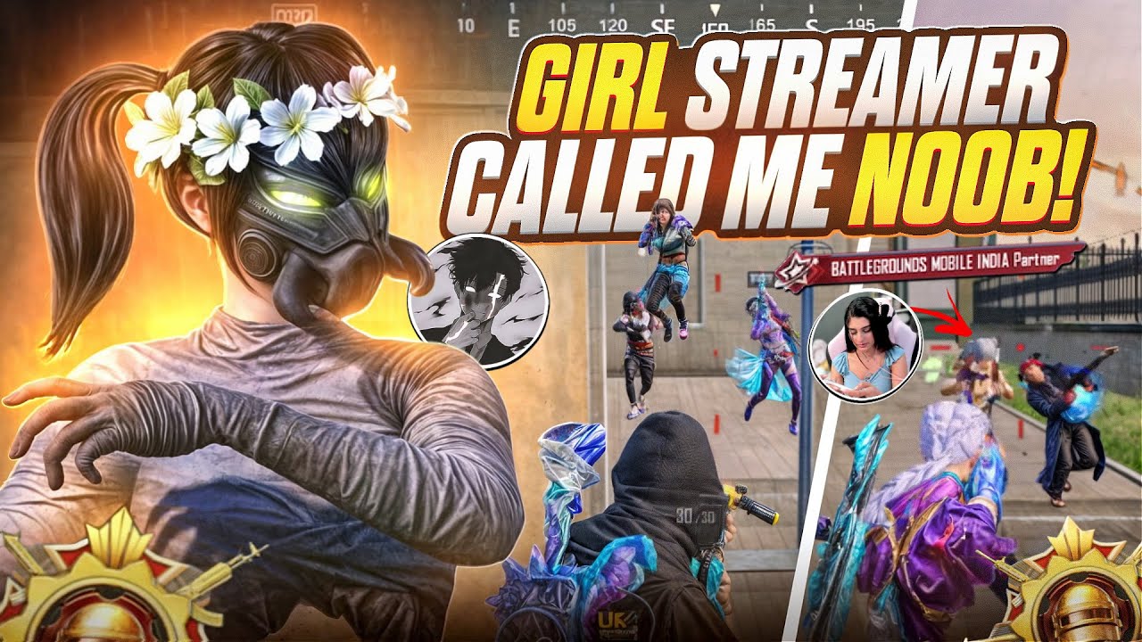 Girl STREAMER Called Me NOOB | FEARLESS 1v4 PLAYER * TOUOP 🔱