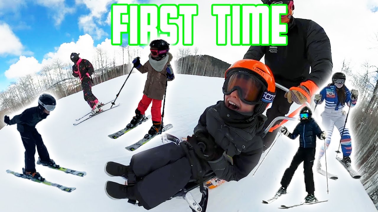 TEN YEAR OLD WITH CEREBRAL PALSY EXPERIENCES SKIING FOR THE FIRST TIME | TEARY MOMENT IN HIS LIFE