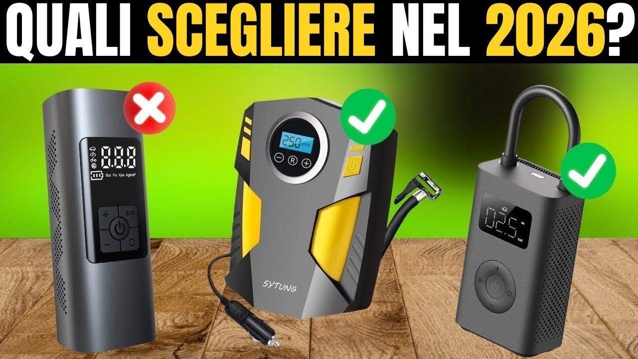 I Migliori Compressori d'Aria Portatili del 2026 [NON ACQUISTARE UNO SENZA VEDERE QUESTO]