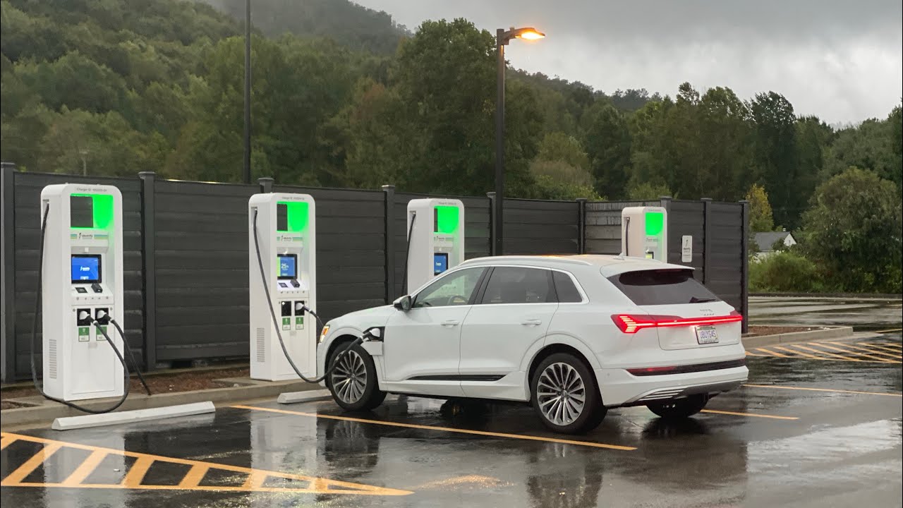 Audi E-Tron EV Road Trip To Kentucky
