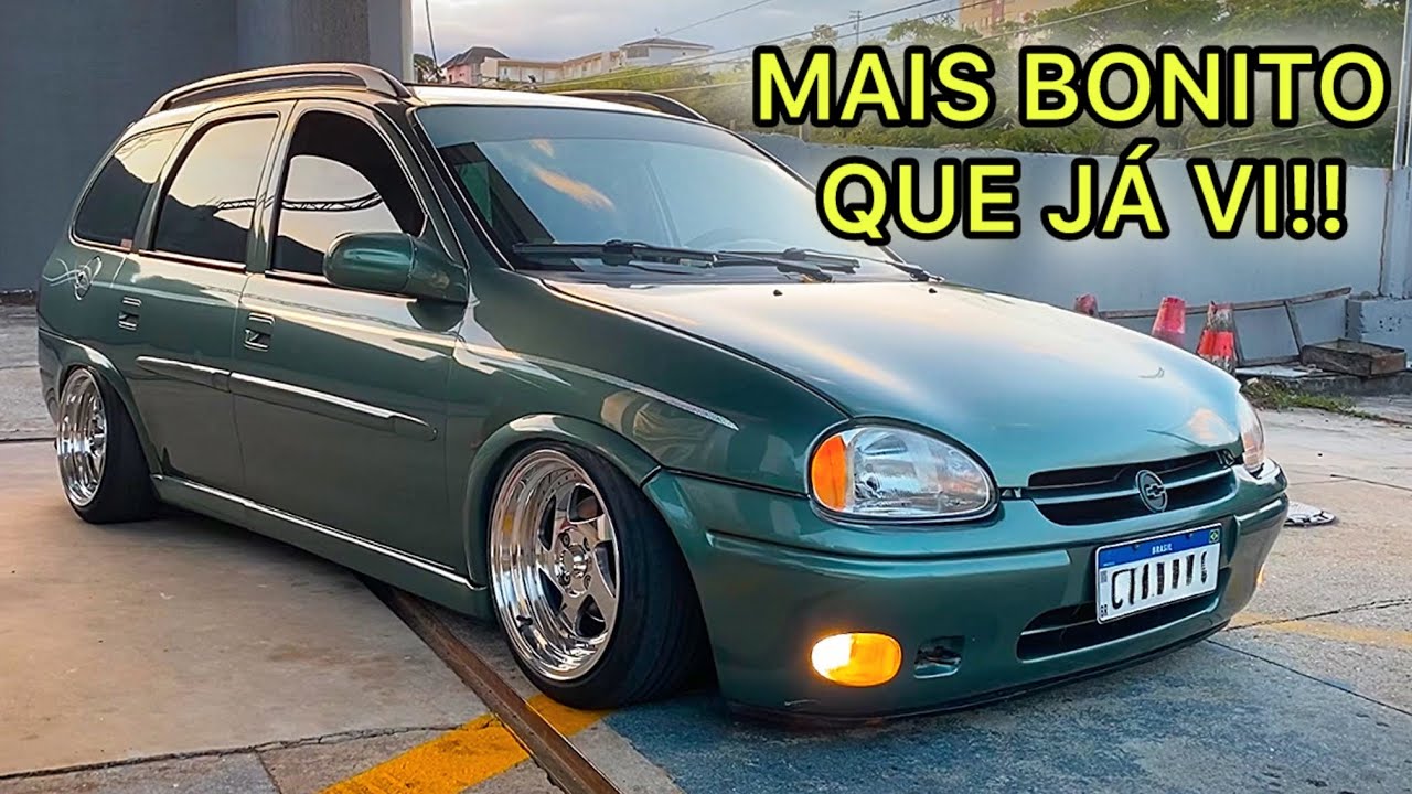 CORSA WAGON 1.6 8v STANCE, SUSPENSÃO A AR E MAIS!
