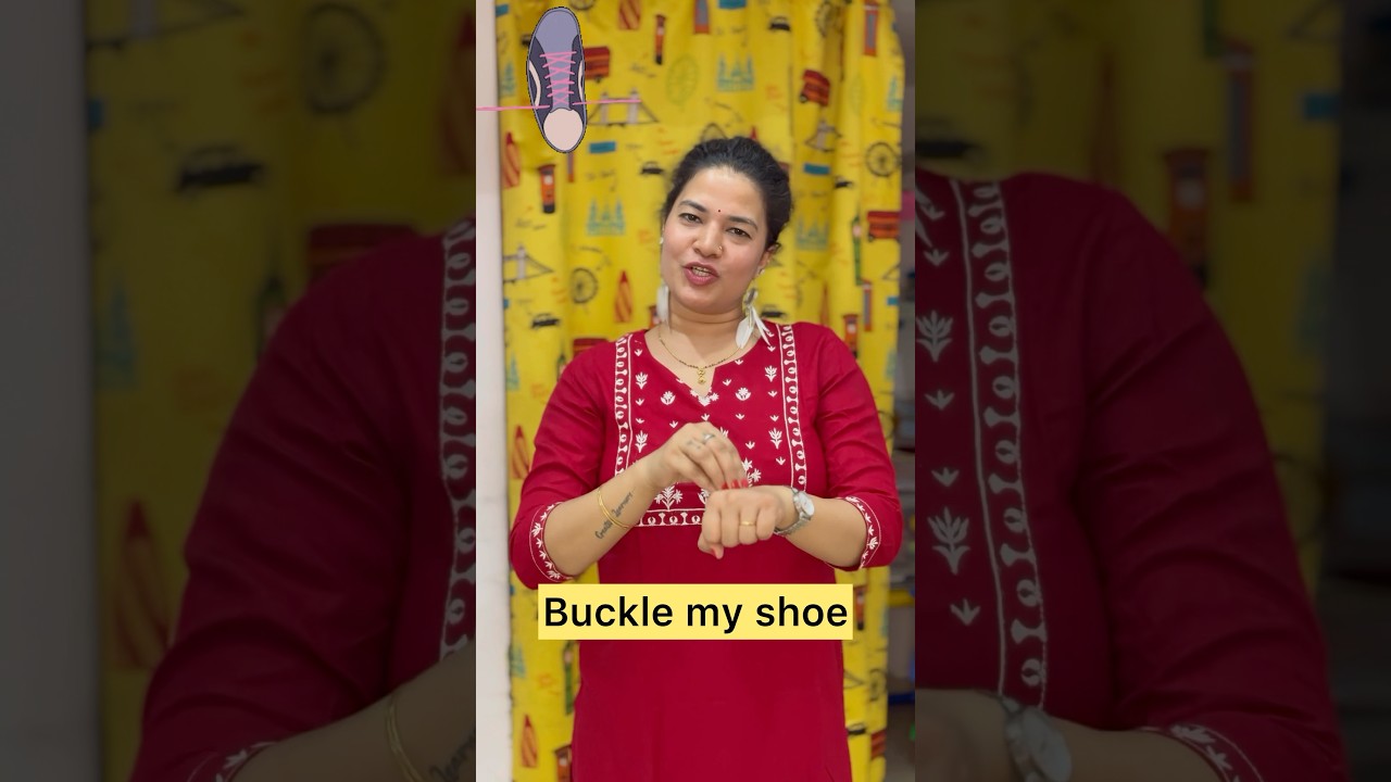 One, Two, Buckle my shoe! 👞 #ytshorts #youtubeshorts #creativelearners #englishsongs #kidssong