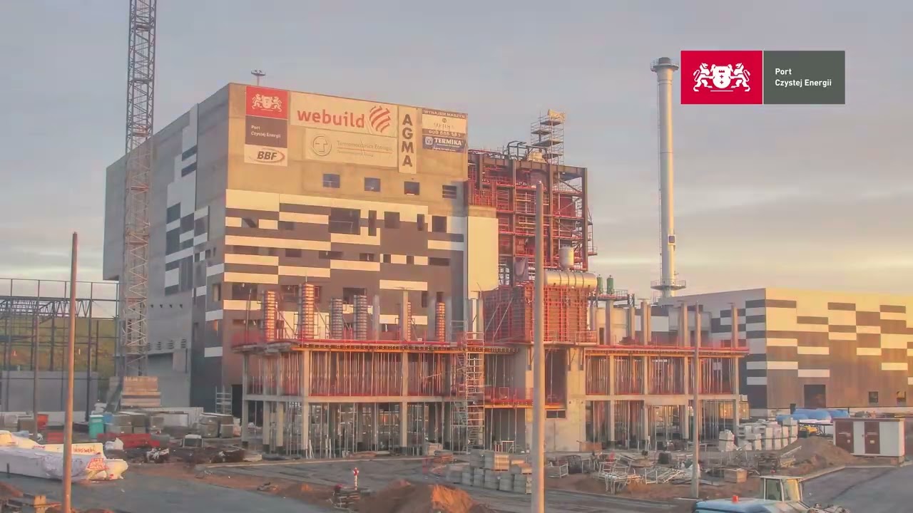 Port Czystej Energii. Timelapse - cały proces