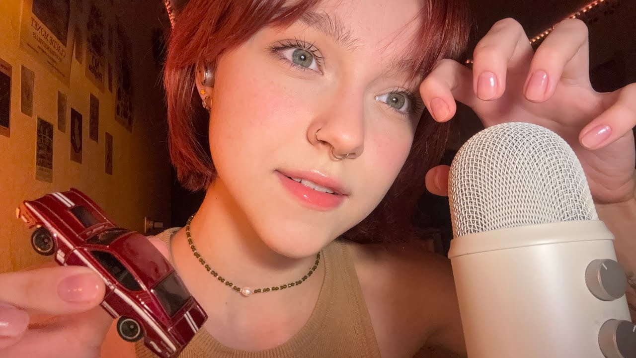 asmr 🫧 mic scratching & triggers for sleep  ꒰  ♡  ꒱