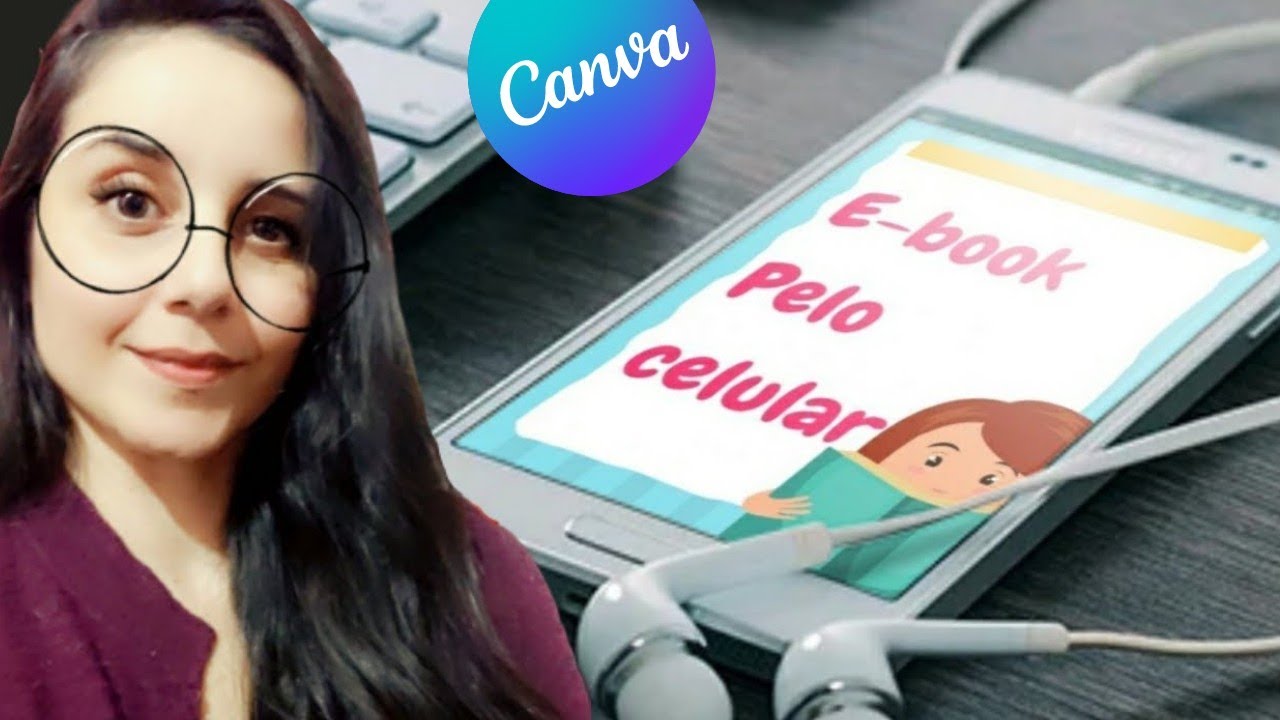 ✅Como fazer Ebook no Canva pelo celular | E-book profissional com links clicaveis | Canva atualizado