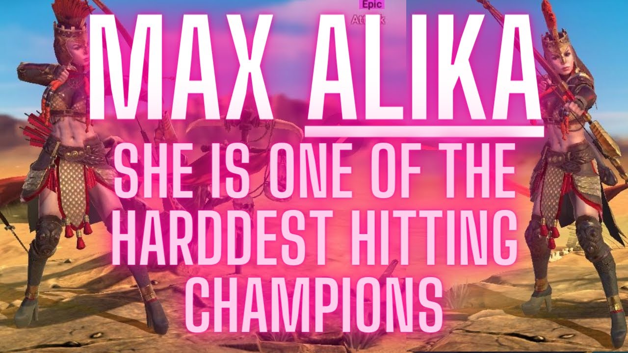 I maxed out ALIKA and brought her to clan boss! Her abilities hits so hard!!! [RAID: Shadow Legends]