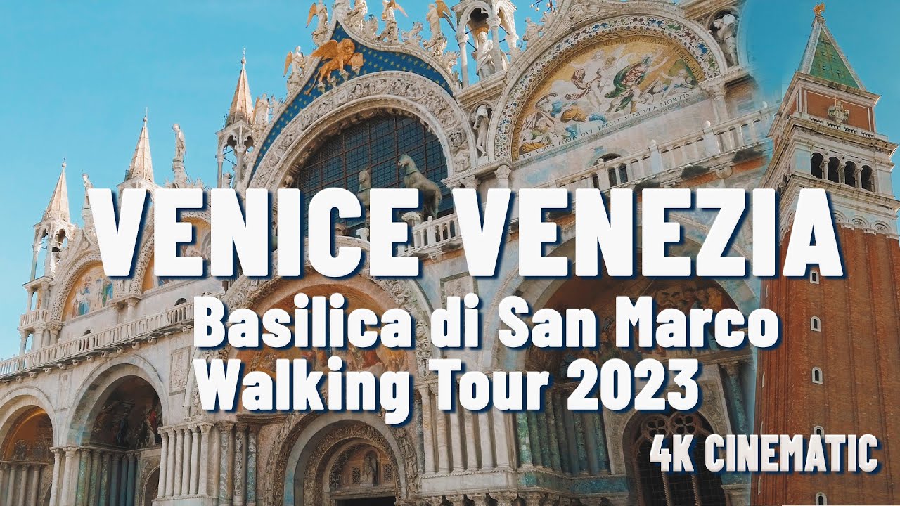 VENICE ITALY 2023 🇮🇹 Basilica San Marco in 4K Realistic experience