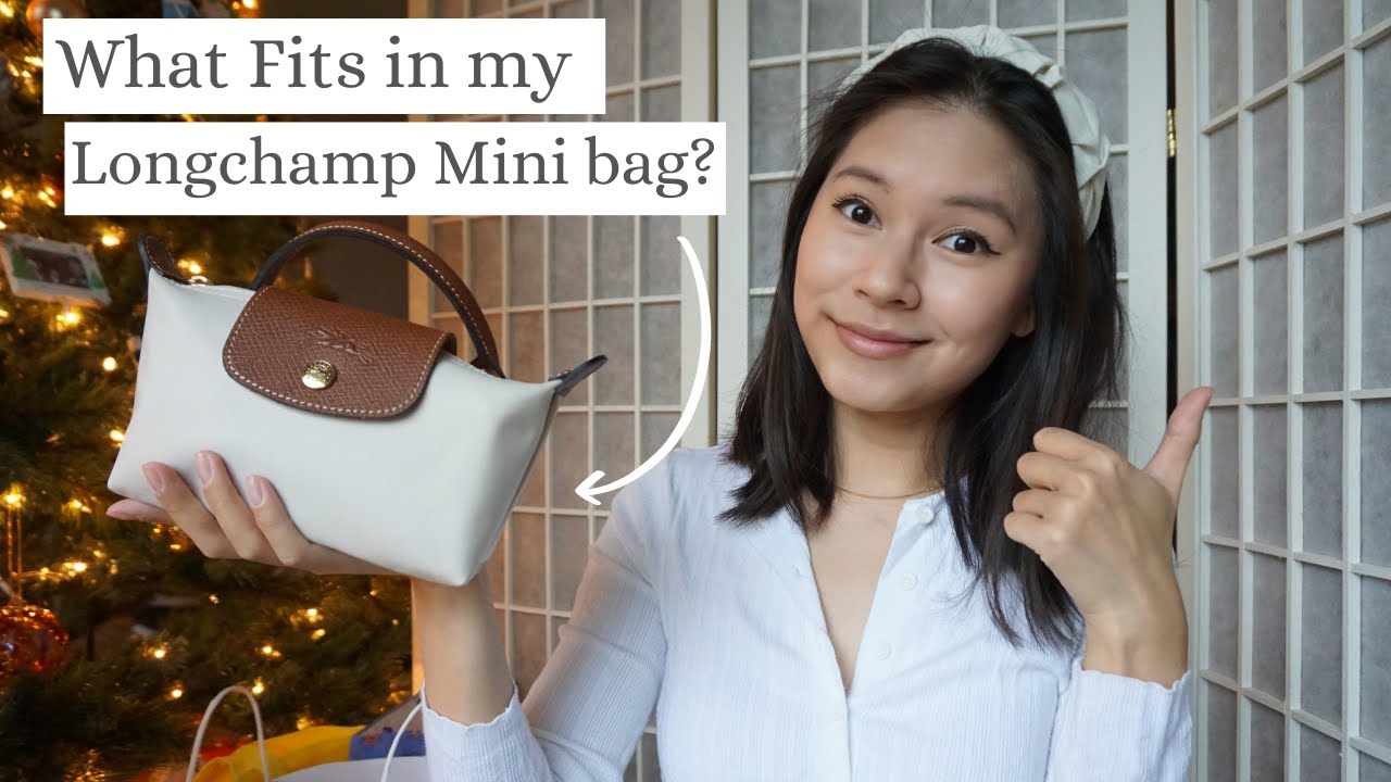 WHAT FITS INSIDE MY LONGCHAMP LE PLIAGE MINI BAG? ft. ANA LUISA