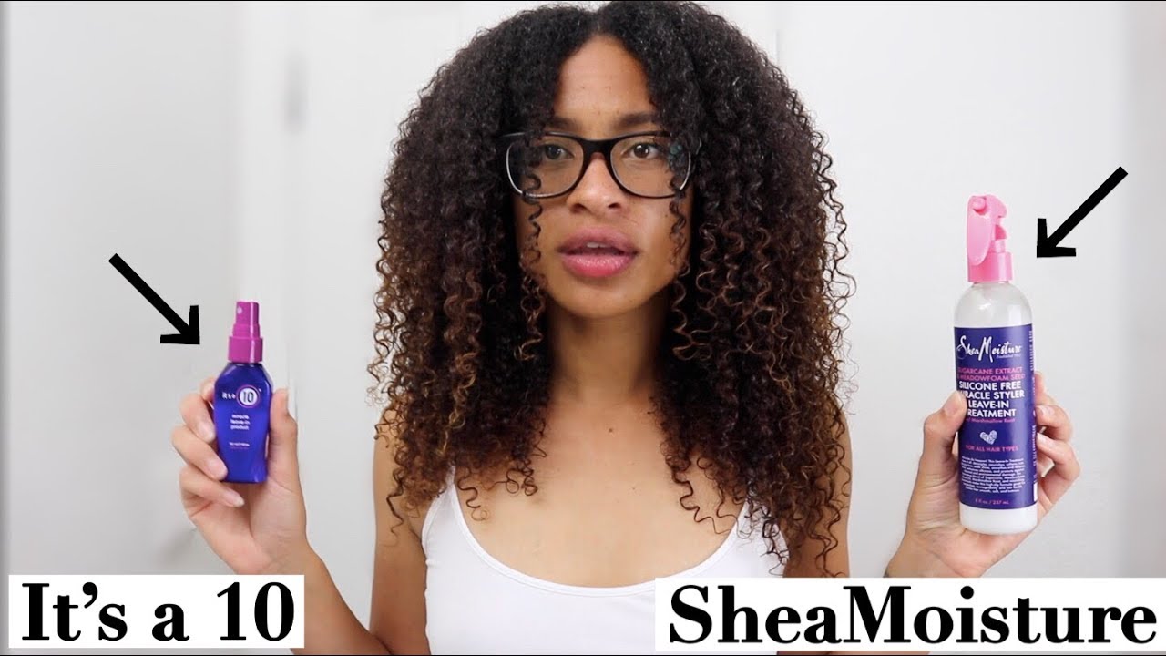 SheaMoisture vs. It's a 10 miracle leave-in | Definición de rizos