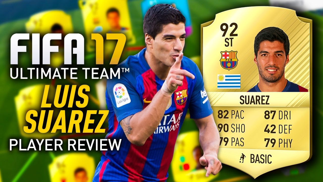 FIFA 17 LUIS SUAREZ (92) PLAYER REVIEW! FIFA 17 ULTIMATE TEAM!