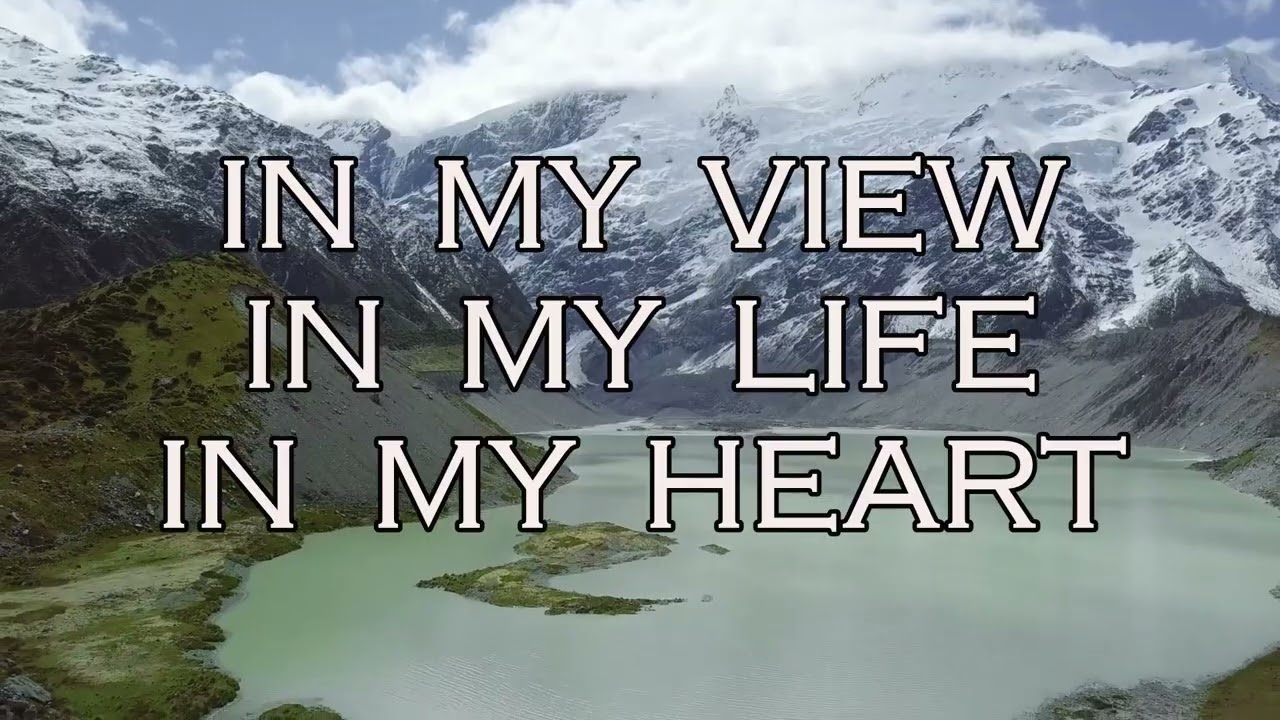 IN MY VIEW