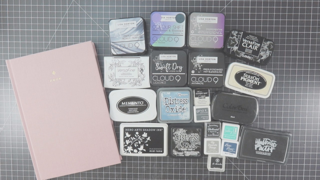 stamping INK PAD SWATCHES in my hemlock & oak