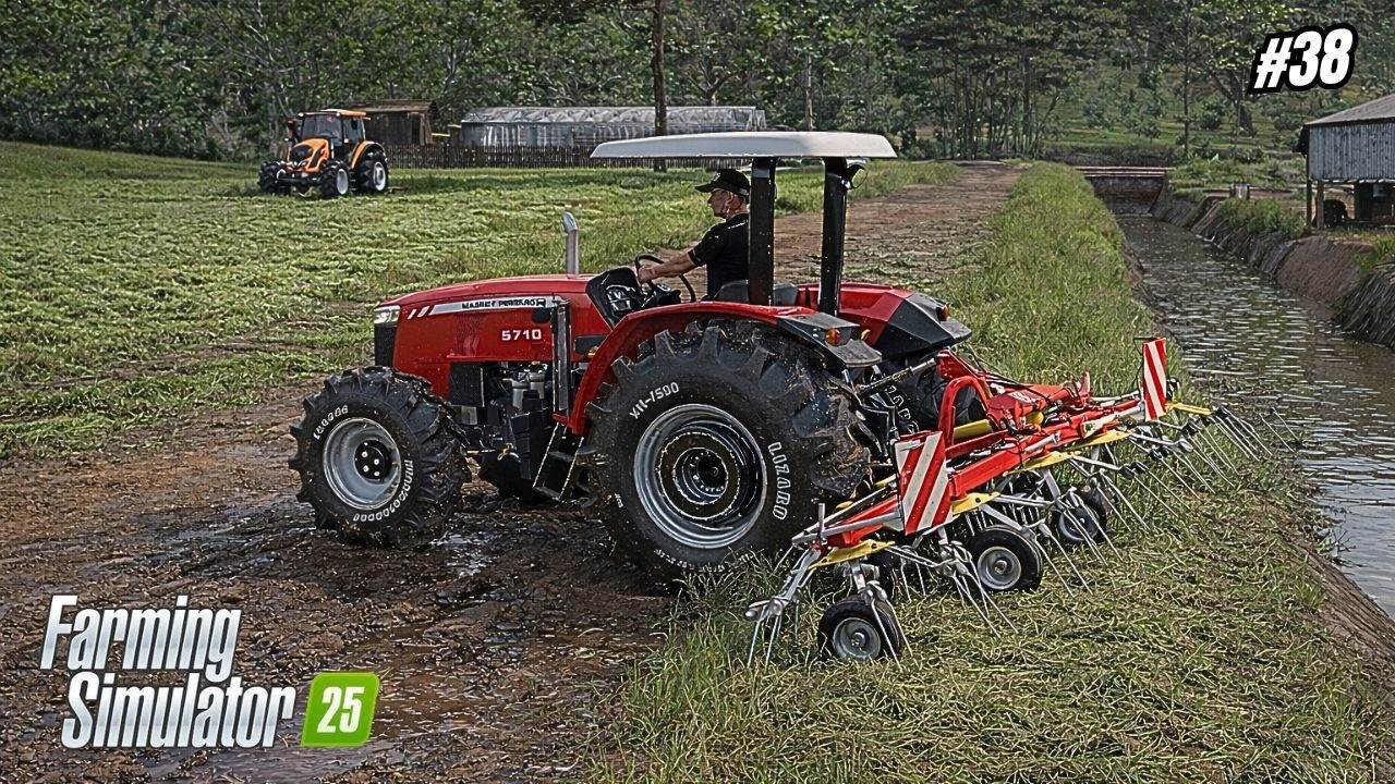 Contratei um Funcionário pra Produção do Feno | Herança do Vô | Farming Simulator 25 | Ep 38