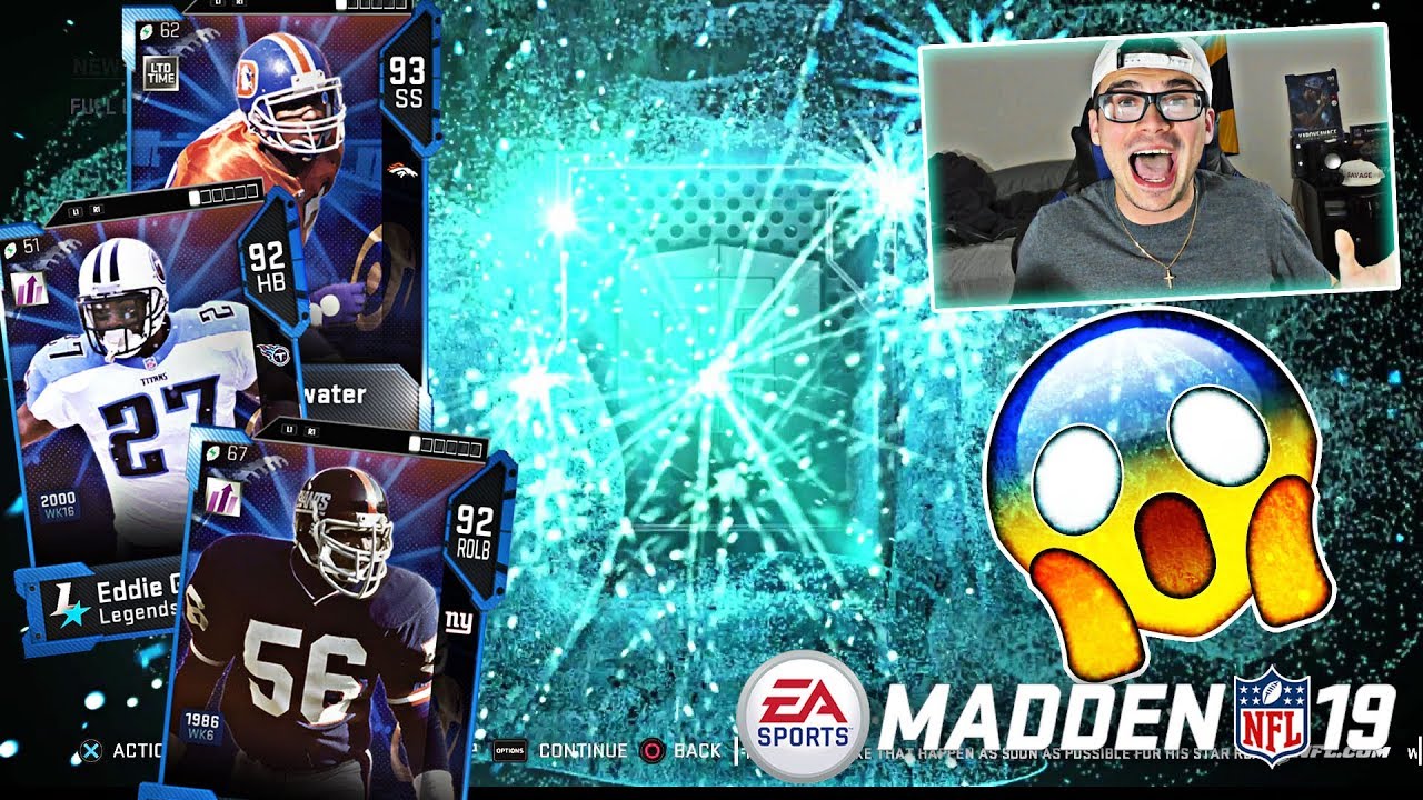 HUGE LEGEND BUNDLE OPENING! FULL LEGEND PULL! Madden 19 Ultimate Team Pack Opening
