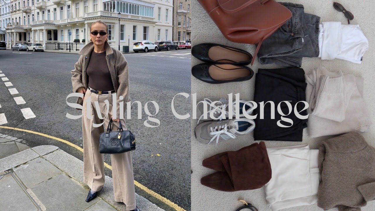 333 Styling Challenge: стилизовать 9 предметов капсульного гардероба в 25 образов. (Мне очень пон...
