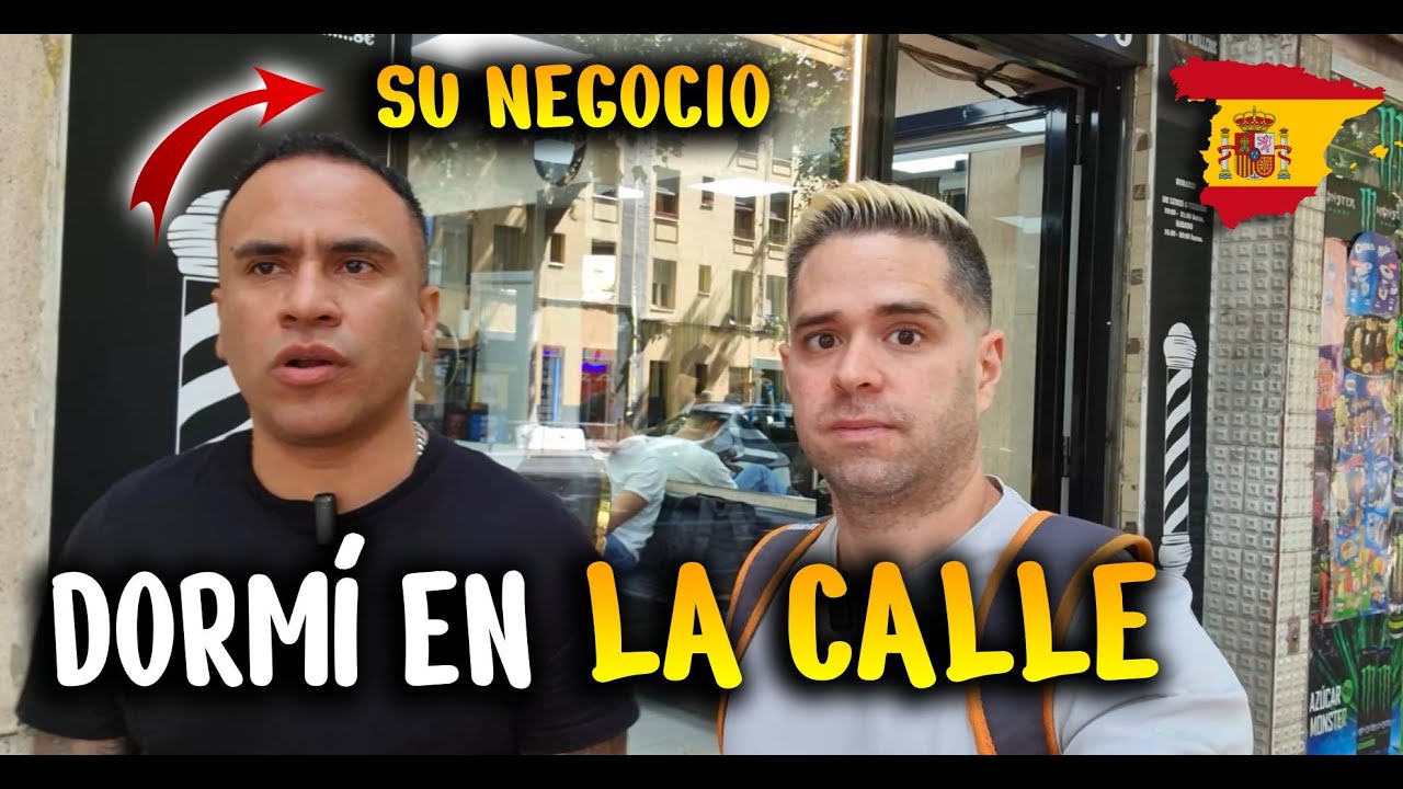 VENEZOLANO PASÓ de dormir en la CALLE a tener su negocio en ESPAÑA