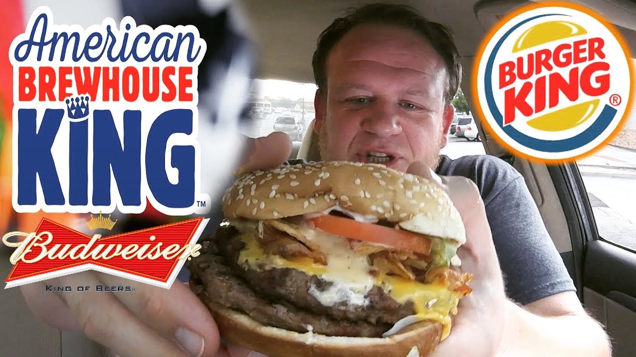 BURGER KING ☆AMERICAN BREWHOUSE KING☆ Обзор еды!!!