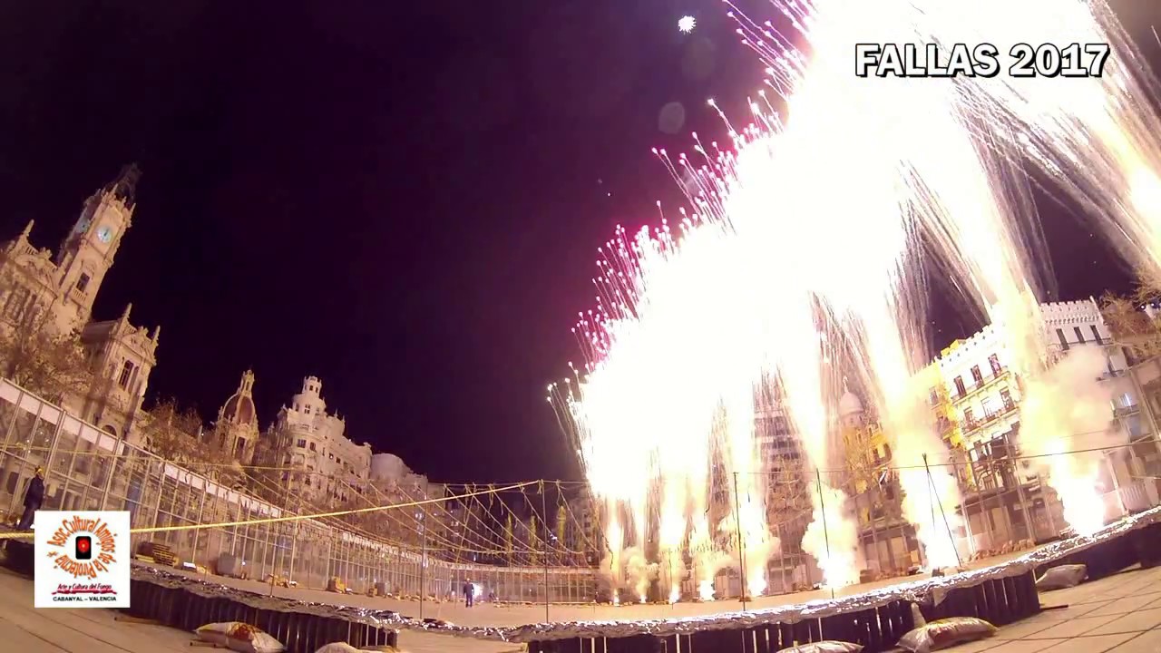 MASCLETA NOCTURNA 4 MARZO FALLAS 2017 VALENCIA PIROTECNIA ZARZOSO DE ALTURA