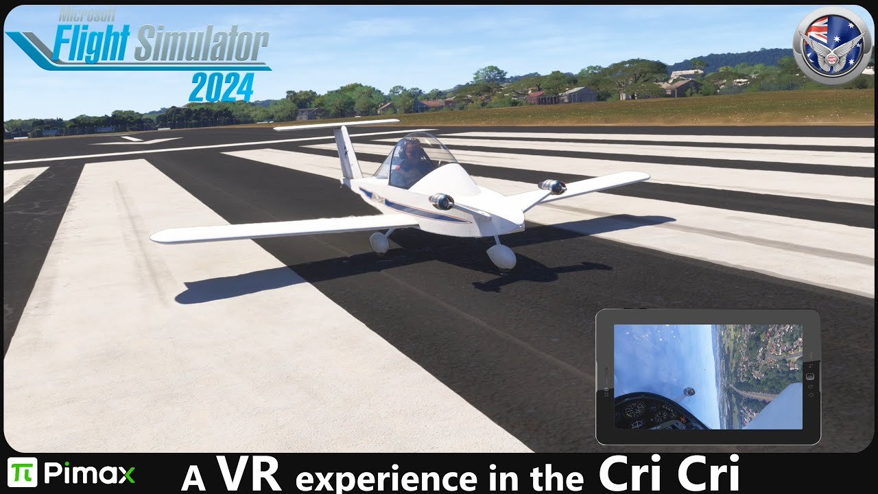 WOW - VR in the MC-15 Cri Cri using Pimax Crystal Light