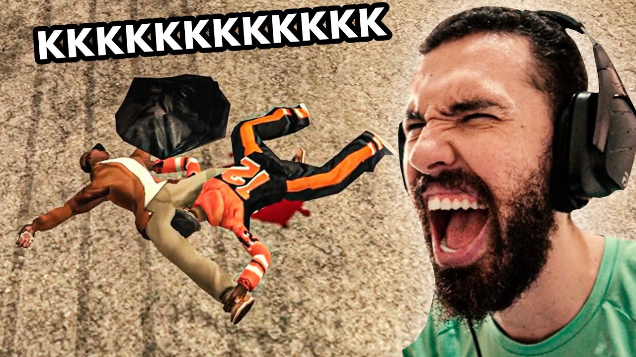 é POR ISSO que eu jogo GTA SA - TENTE NÃO RIR KKKKKKK