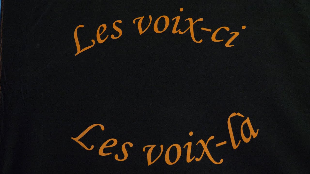 Les Voix-ci, Les Voix-là. Octobre 2023.