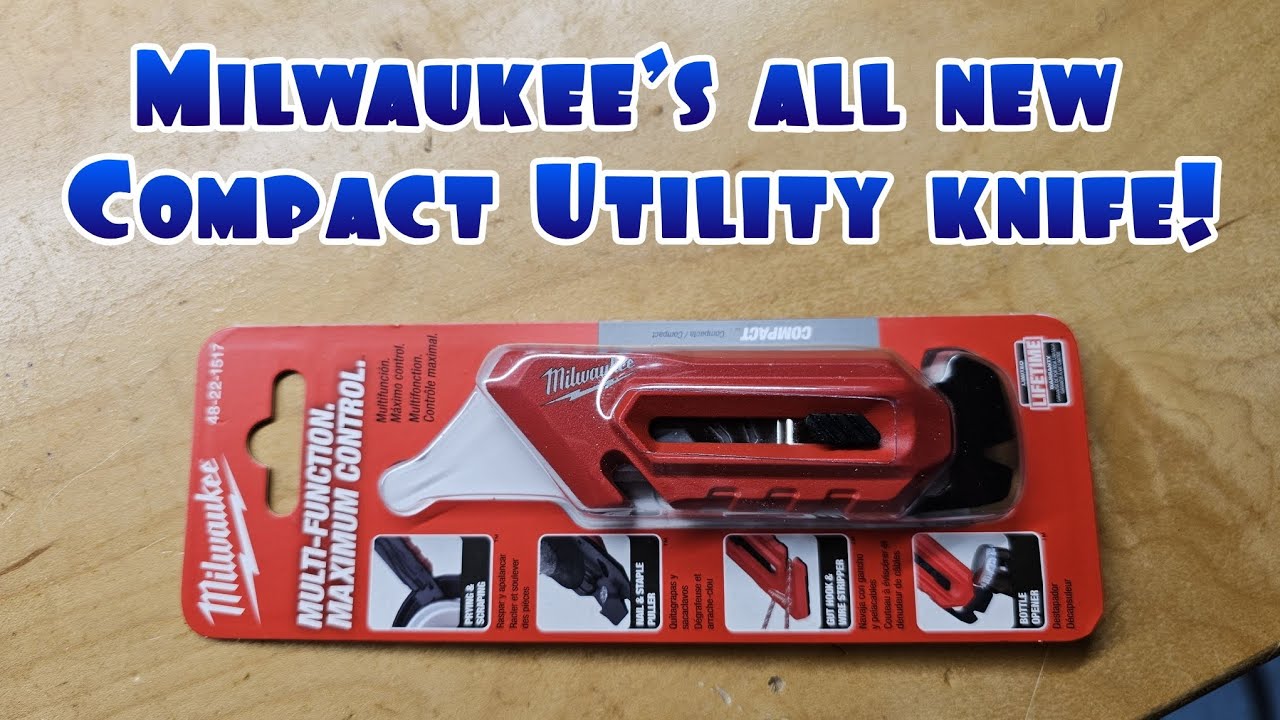 Milwaukee's all new compact multi use utility knife is finally out!