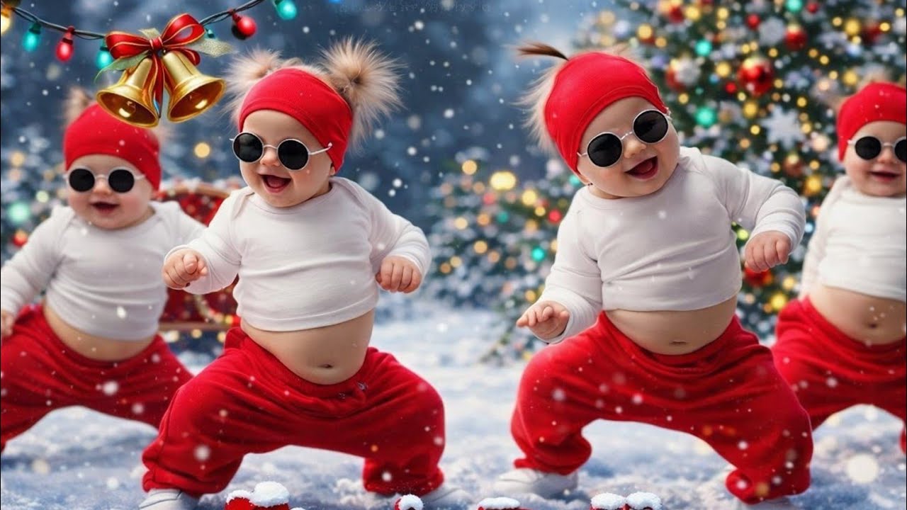 Jingle Bells Baby Dance | Cute Happy Babies Christmas Song | Kids Dance Video Christmas Special 2025