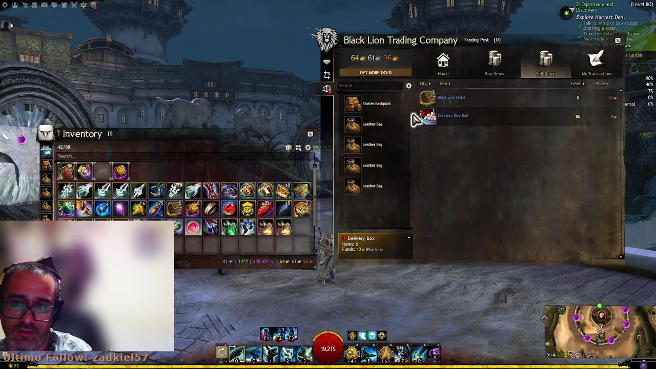 Directo con @chimuelah VOLVIMOS AL GW2 - LA ESTAMOS PASANDO GENIAL!!  Sumate a apoyar el directo! ⭐️